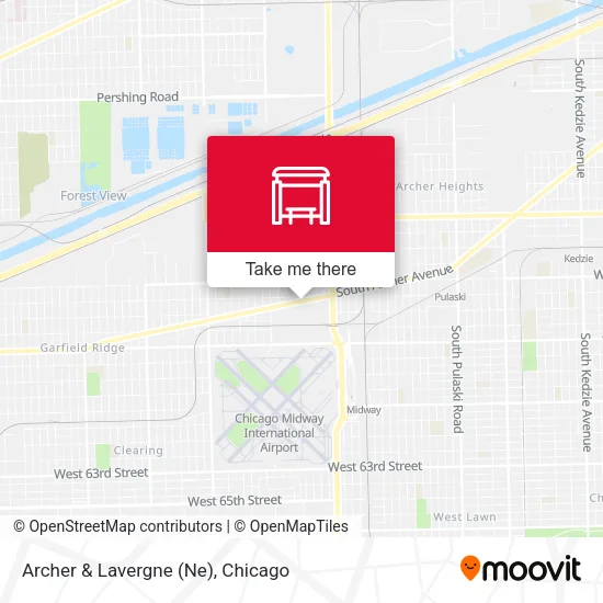 Archer & Lavergne (Ne) map