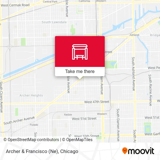 Archer & Francisco (Ne) map