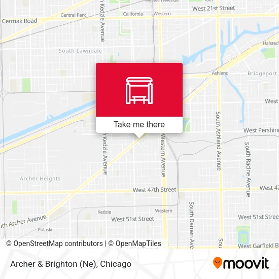 Archer & Brighton (Ne) map