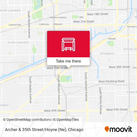 Archer & 35th Street / Hoyne (Ne) map