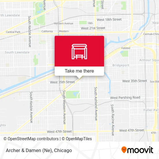 Archer & Damen (Ne) map