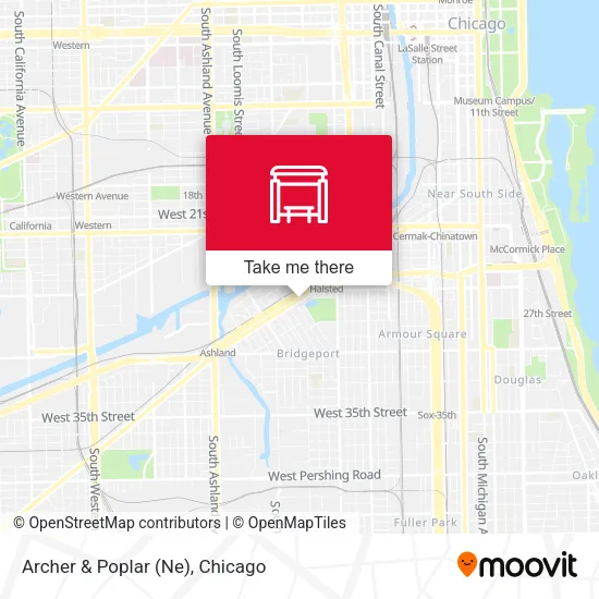 Archer & Poplar (Ne) map