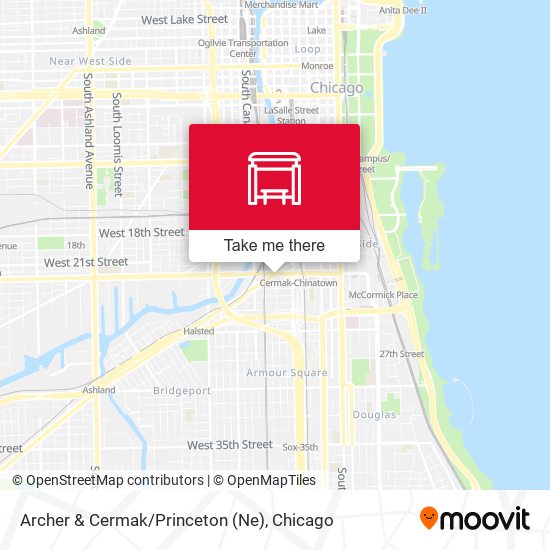 Archer & Cermak/Princeton (Ne) map