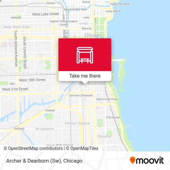 Archer & Dearborn (Sw) map