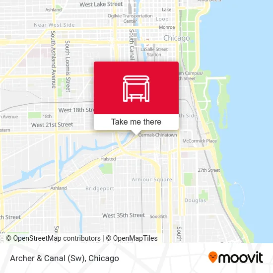 Archer & Canal (Sw) map