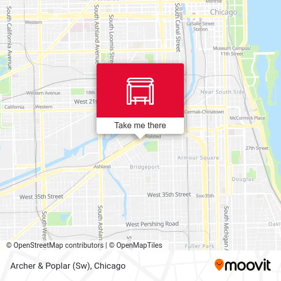 Archer & Poplar (Sw) map