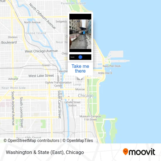 Washington & State (East) map