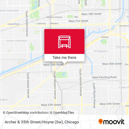 Mapa de Archer & 35th Street / Hoyne (Sw)