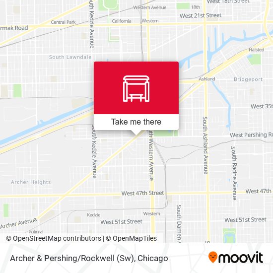 Archer & Pershing / Rockwell (Sw) map