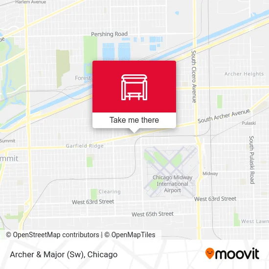 Archer & Major (Sw) map