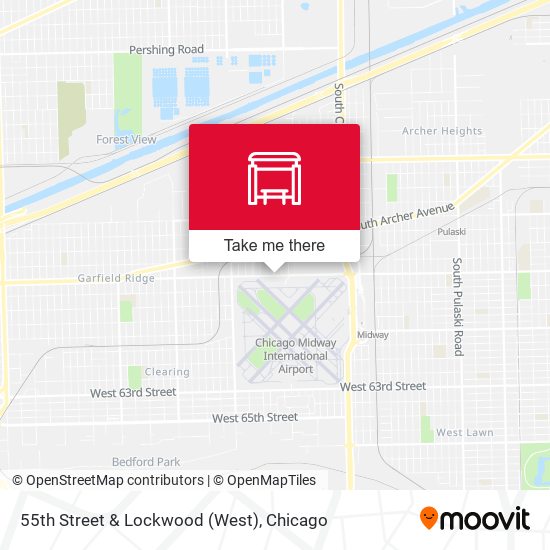 55th Street & Lockwood (West) map