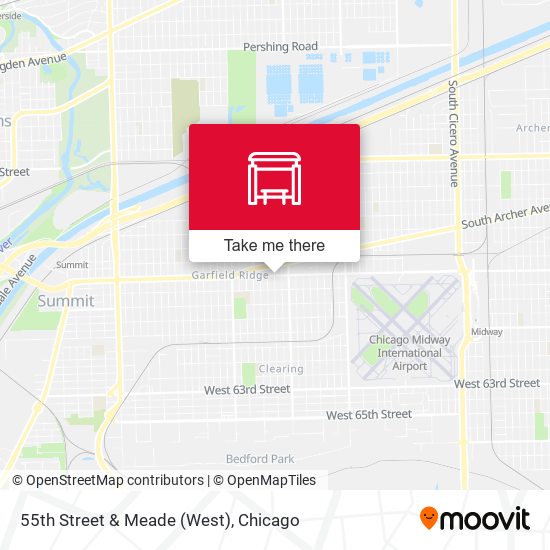 55th Street & Meade (West) map