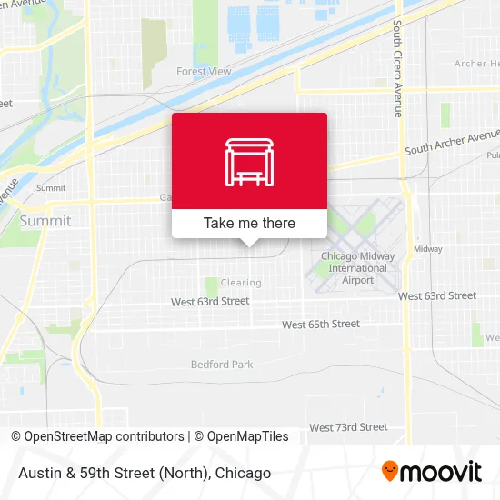 Austin & 59th Street (North) map
