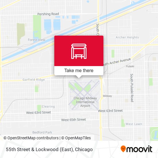 55th Street & Lockwood (East) map