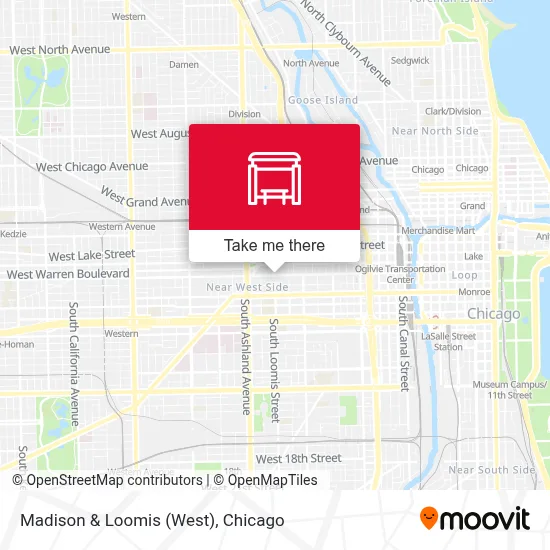 Madison & Loomis (West) map