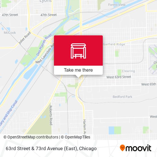 63rd Street & 73rd Avenue (East) map