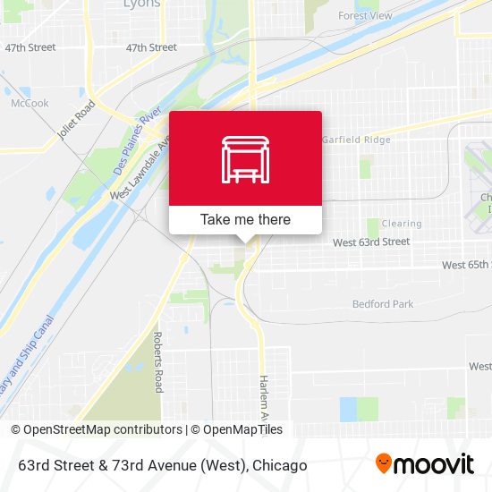 63rd Street & 73rd Avenue (West) map