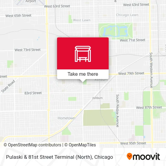 Pulaski & 81st Street Terminal (North) map
