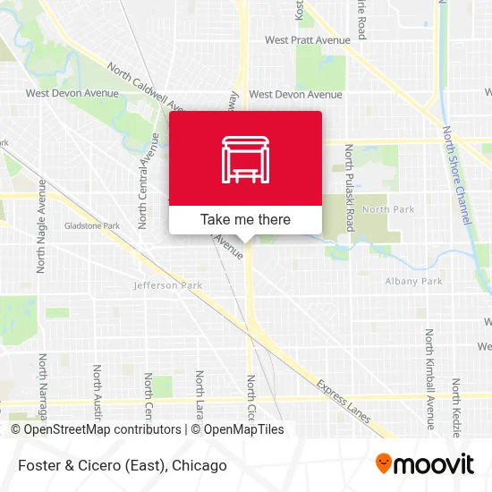 Foster & Cicero (East) map