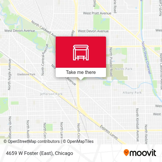 4659 W Foster (East) map