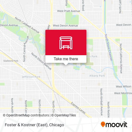 Foster & Kostner (East) map