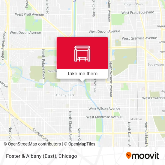 Foster & Albany (East) map