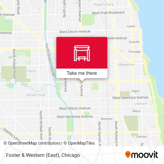 Foster & Western (East) map