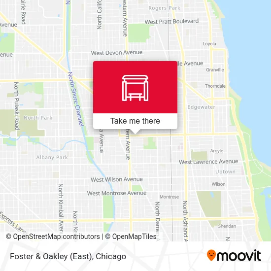 Foster & Oakley (East) map