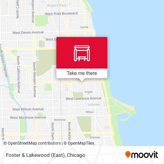 Foster & Lakewood (East) map