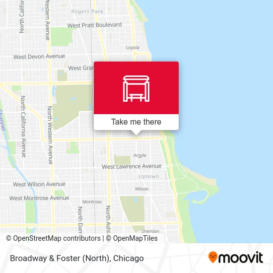 Broadway & Foster (North) map