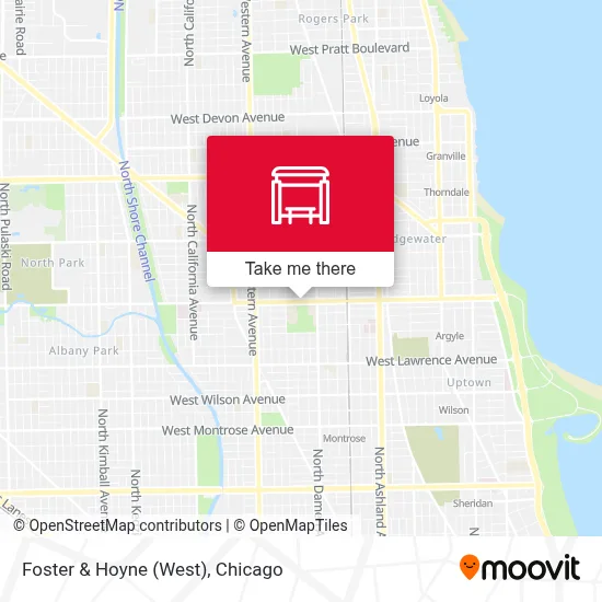 Foster & Hoyne (West) map