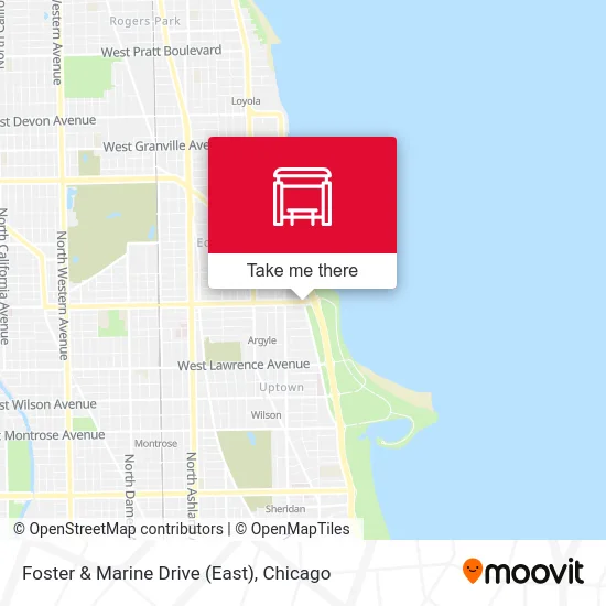 Foster & Marine Drive (East) map