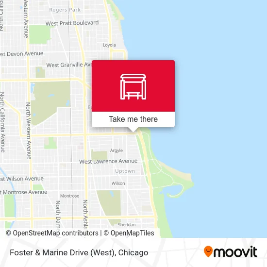 Foster & Marine Drive (West) map