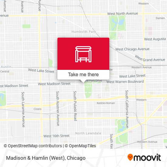 How to get to Madison & Hamlin (West) in Chicago by Bus, Chicago 'L' or  Train?