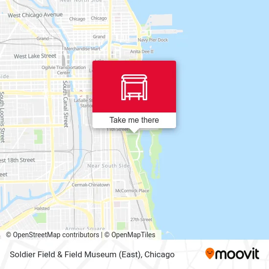 Soldier Field & Field Museum (East) map
