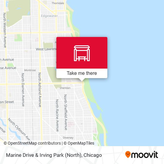 Mapa de Marine Drive & Irving Park (North)