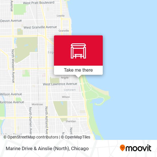 Marine Drive & Ainslie (North) map