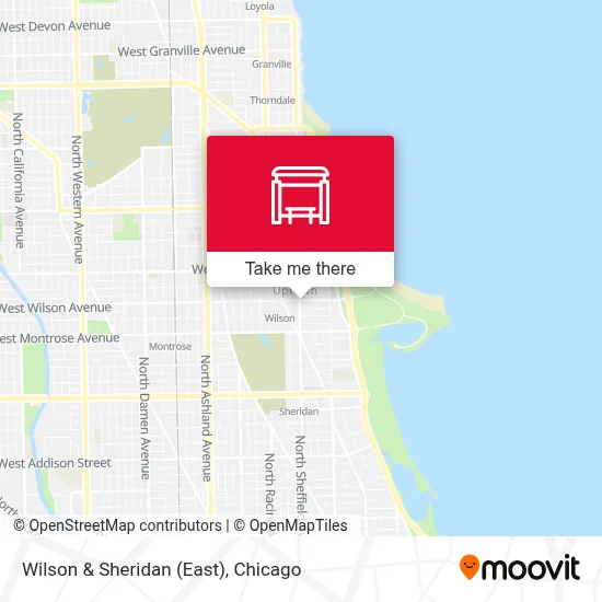 Wilson & Sheridan (East) map
