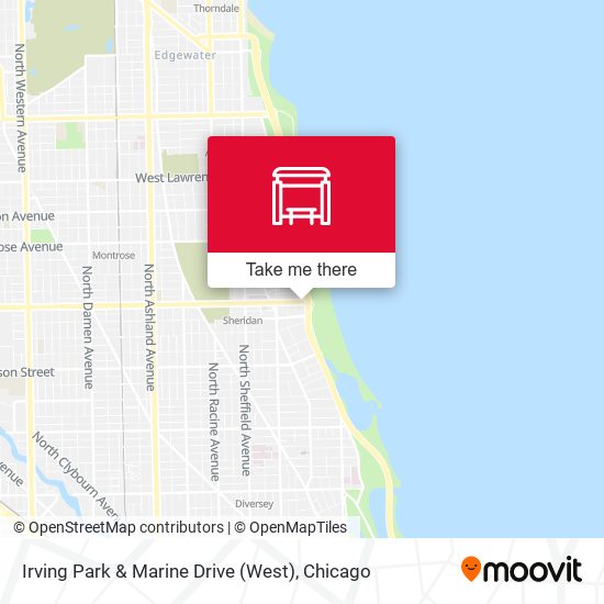 Irving Park & Marine Drive (West) map