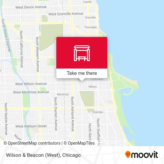 Wilson & Beacon (West) map