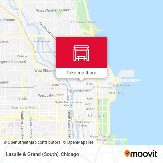 Lasalle & Grand (South) map