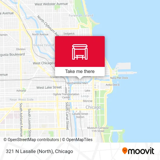321 N Lasalle (North) map