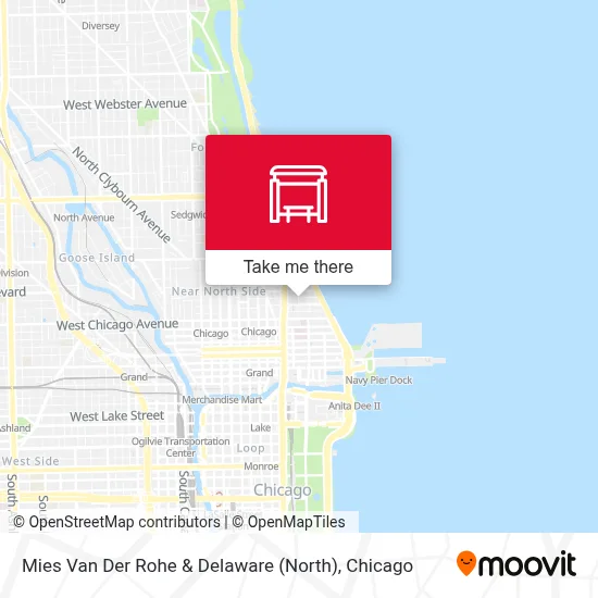 Mies Van Der Rohe & Delaware (North) map