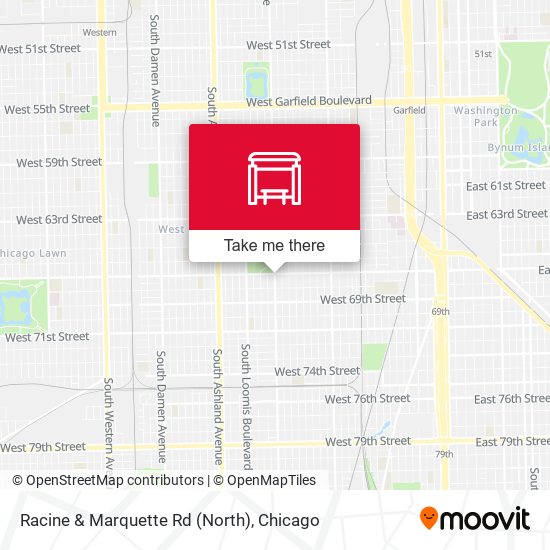 Mapa de Racine & Marquette Rd (North)