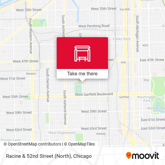 Racine & 52nd Street (North) map