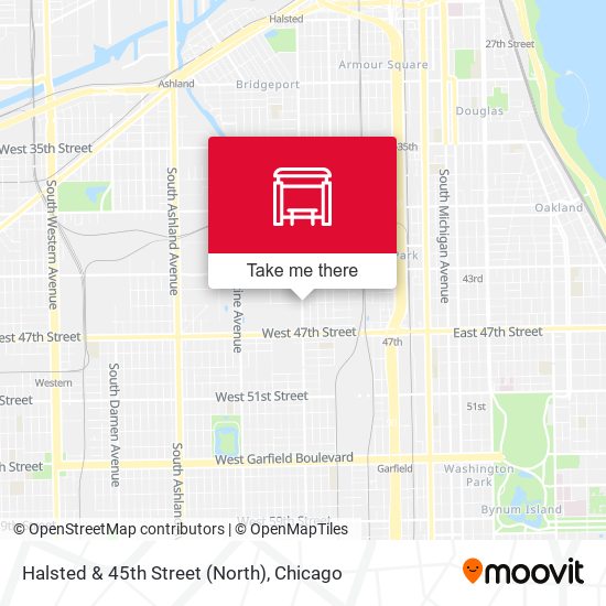 Halsted & 45th Street (North) map