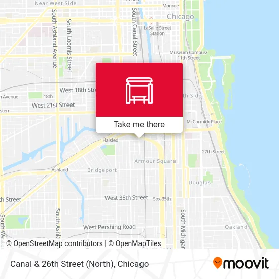 Canal & 26th Street (North) map