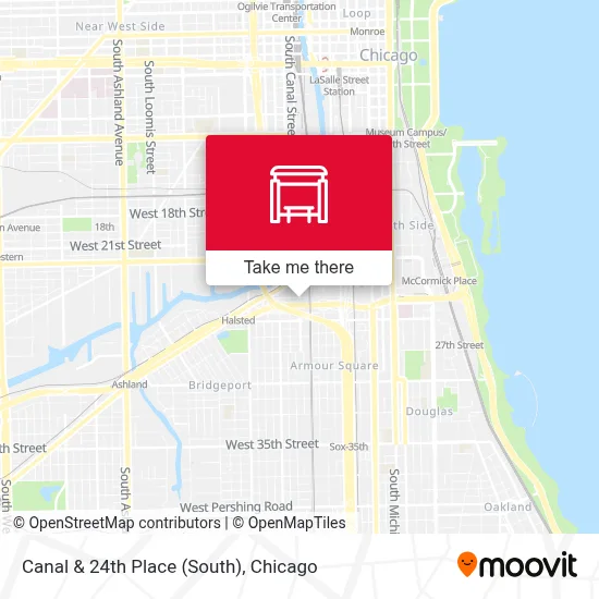 Canal & 24th Place (South) map