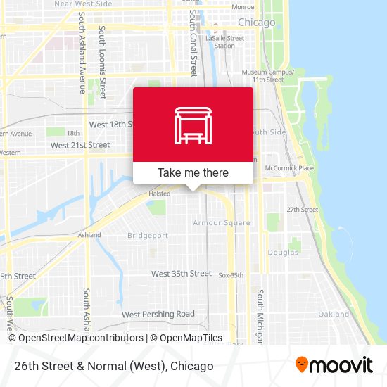 26th Street & Normal (West) map