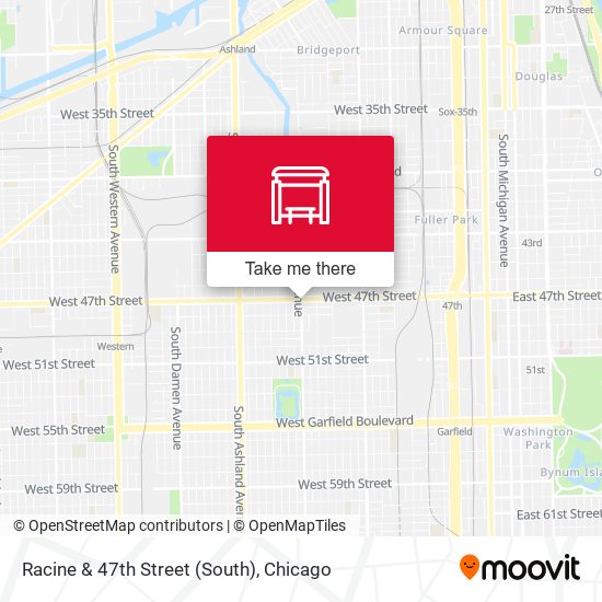 Racine & 47th Street (South) map